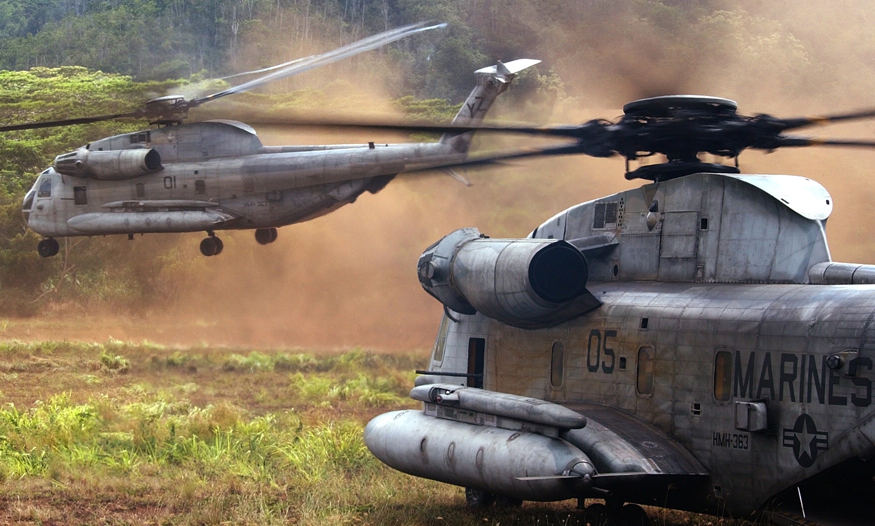 hmh-363 red lions marine heavy helicopter squadron usmc sikorsky ch-53d sea stallion 18