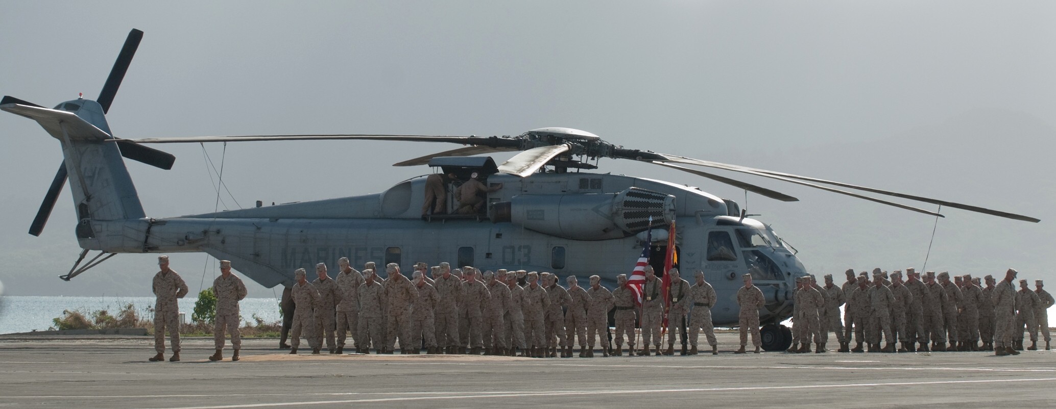 hmh-363 red lions marine heavy helicopter squadron usmc sikorsky ch-53d sea stallion 38 redesignation ceremony mcbhawaii kaneohe bay