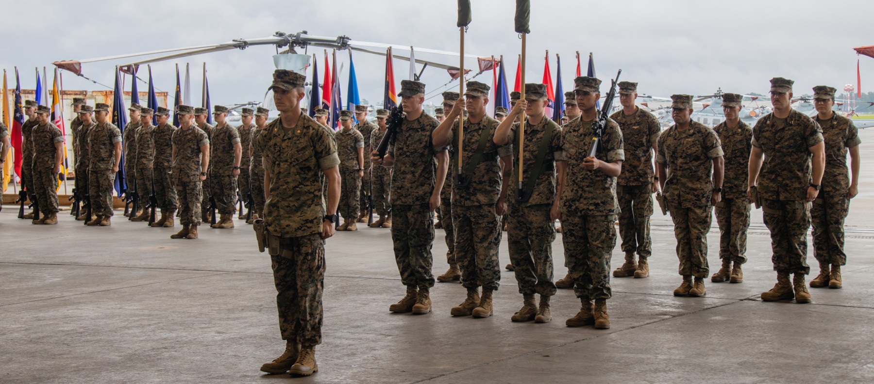hmla-269 gunrunners marine light attack helicopter squadron reactivation ceremony mcas new river 2024