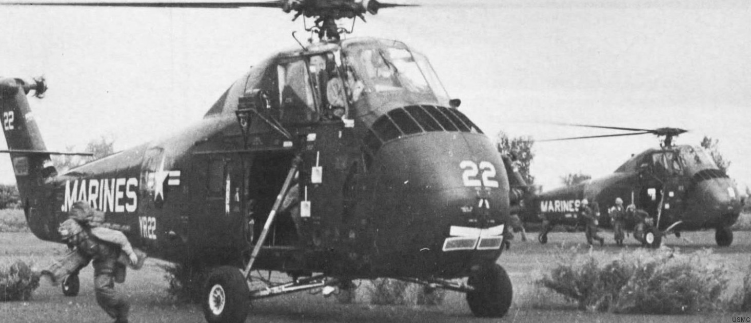 hmm-161 greyhawks marine medium helicopter squadron uh-34d hus-1 sikorsky usmc 13 vietnam war