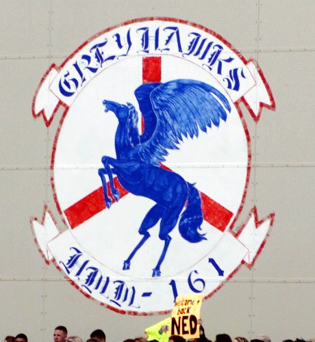 hmm-161 greyhawks insignia crest patch badge marine medium helicopter squadron usmc 04c