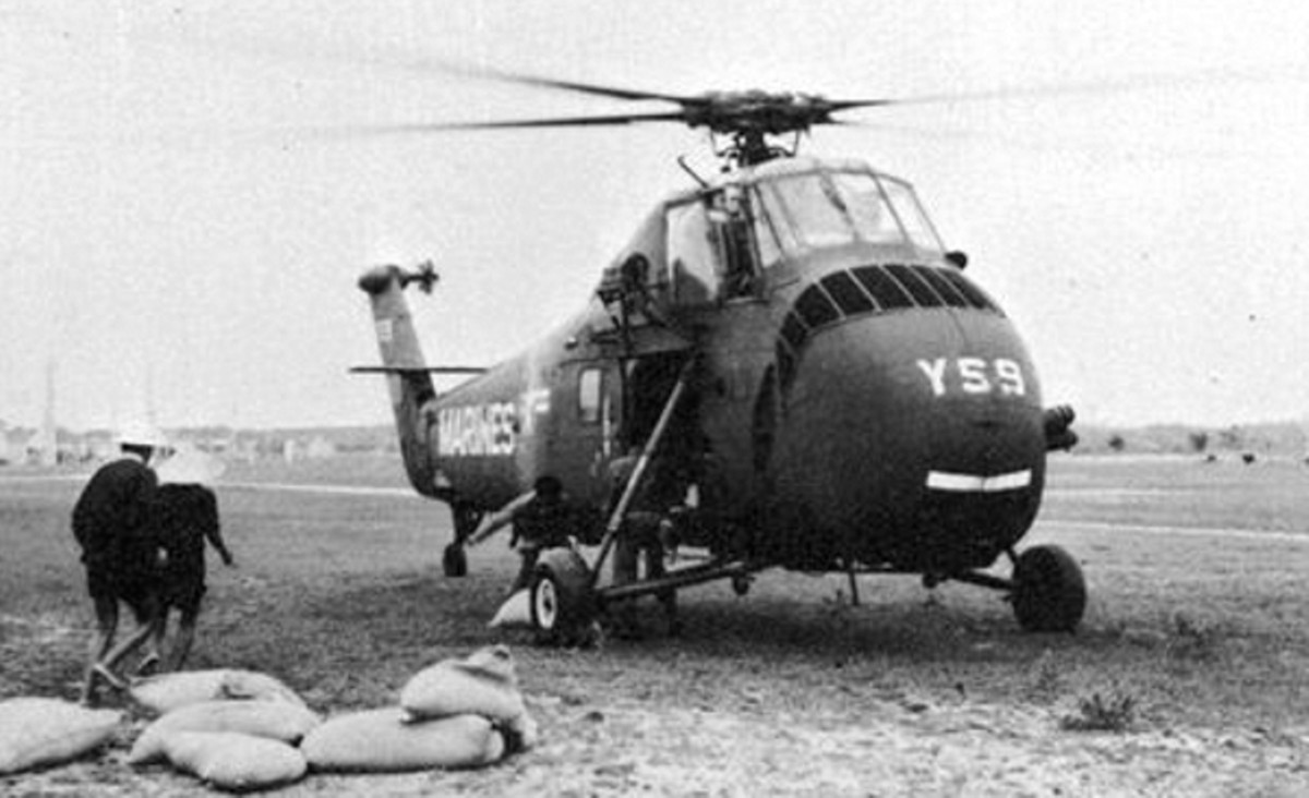 hmm-162 golden eagles marine medium helicopter squadron uh-34d seahorse usmc 54 vietnam war