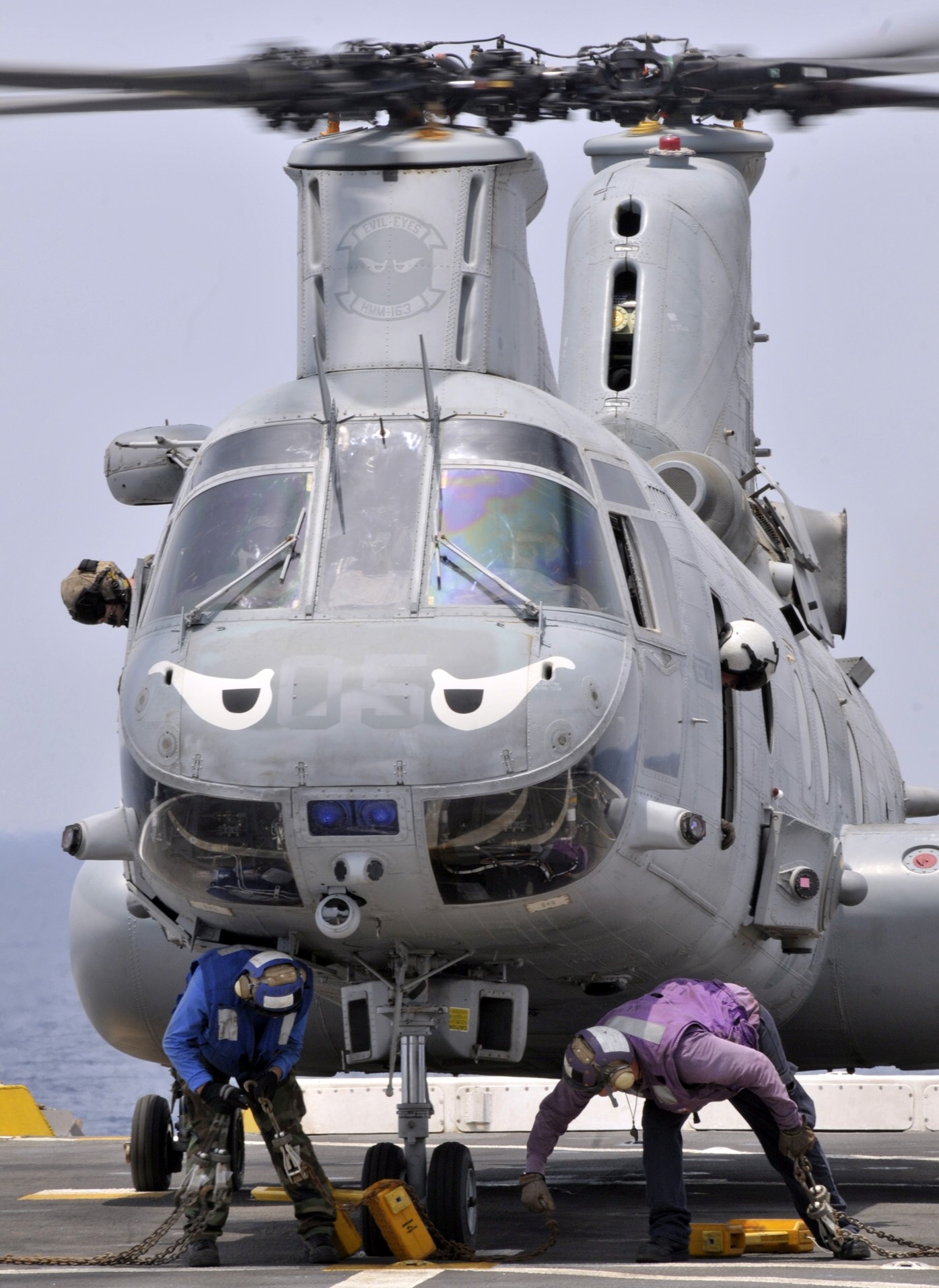 HMM-163 Evil Eyes Marine Medium Helicopter Squadron USMC