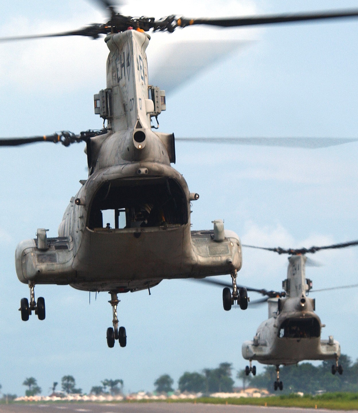 hmm-264 black knights ch-46e sea knight marine medium helicopter squadron usmc 06