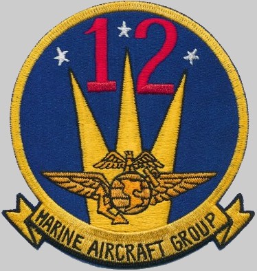 marine aircraft group mag-12 insignia crest patch badge usmc