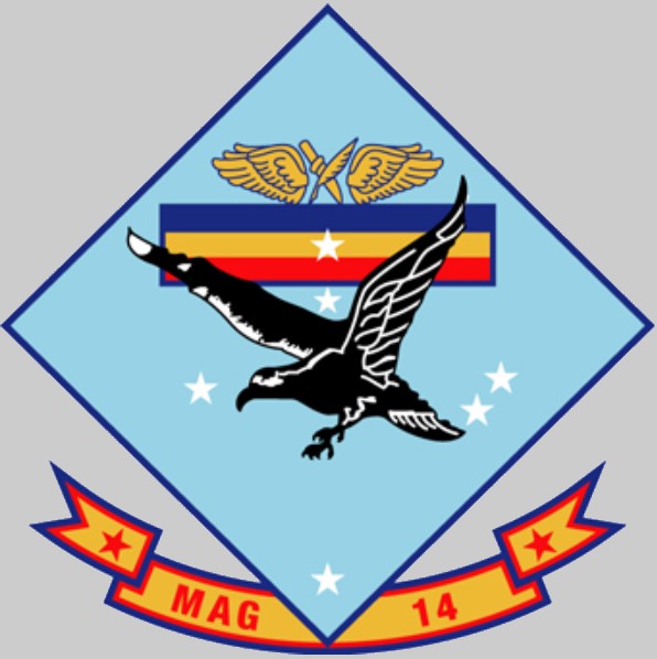 marine aircraft group mag-14 insignia crest patch usmc