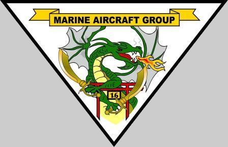 marine aircraft group mag-16 insignia crest patch usmc