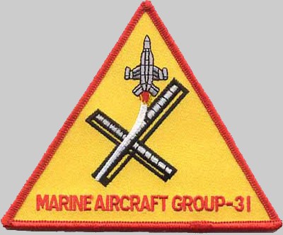 marine aircraft group mag-31 patch insignia usmc