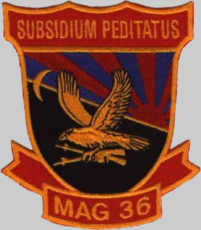 marine aircraft group mag-36 patch insignia usmc