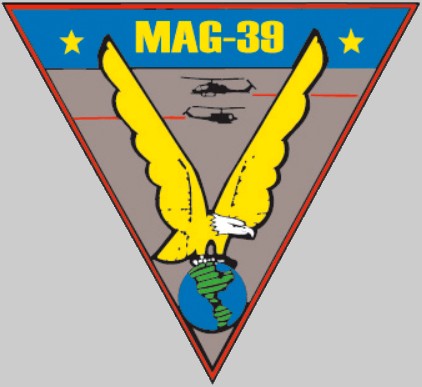 marine aircraft group mag-39 insignia crest usmc