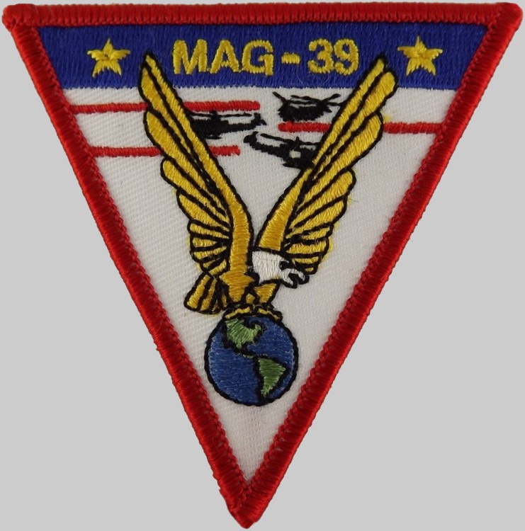 marine aircraft group mag-39 patch insignia crest badge usmc
