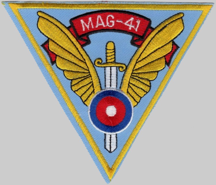 marine aircraft group mag-41 patch insignia crest usmc
