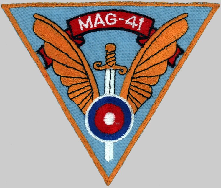 mag-41 usmc marine aircraft group patch insignia