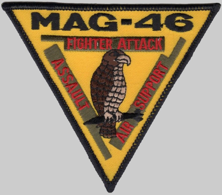 mag-46 marine aircraft group patch insignia crest usmc