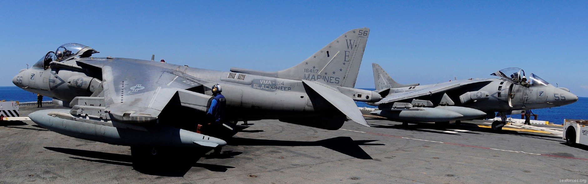 vma-214 blacksheep av-8b harrier marine attack squadron usmc 16 uss essex lhd-2