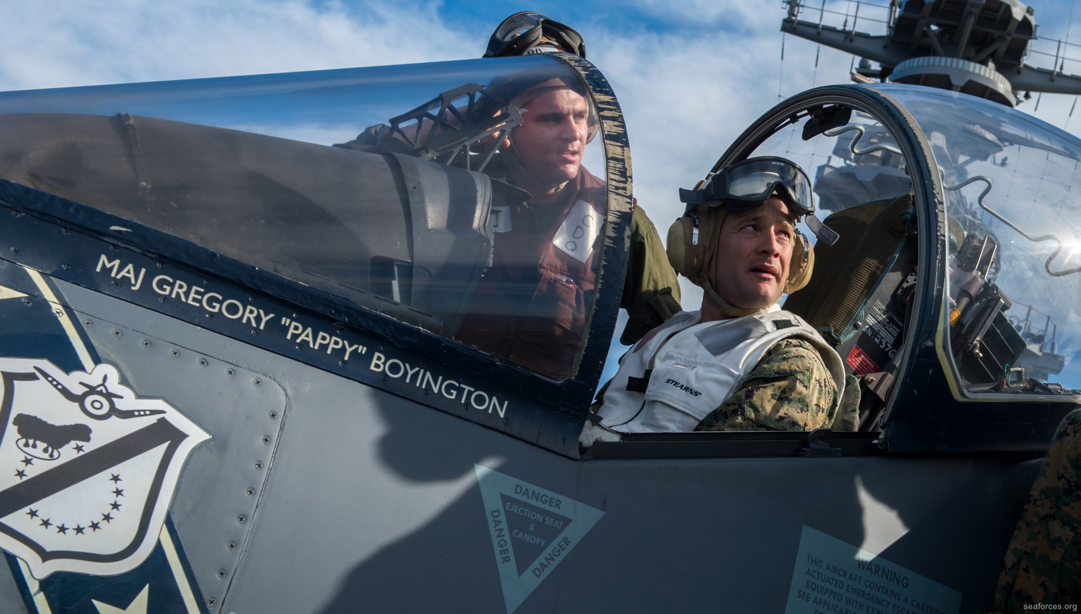 vma-214 blacksheep av-8b harrier major gregory pappy boyington