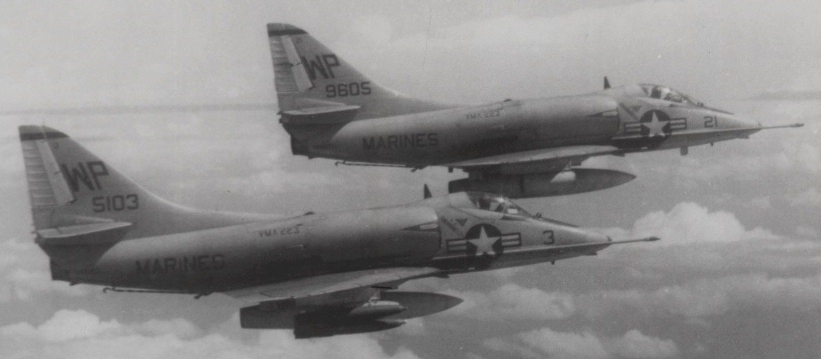 vma-223 bulldogs marine attack squadron a-4e skyhawk usmc vietnam war 1968