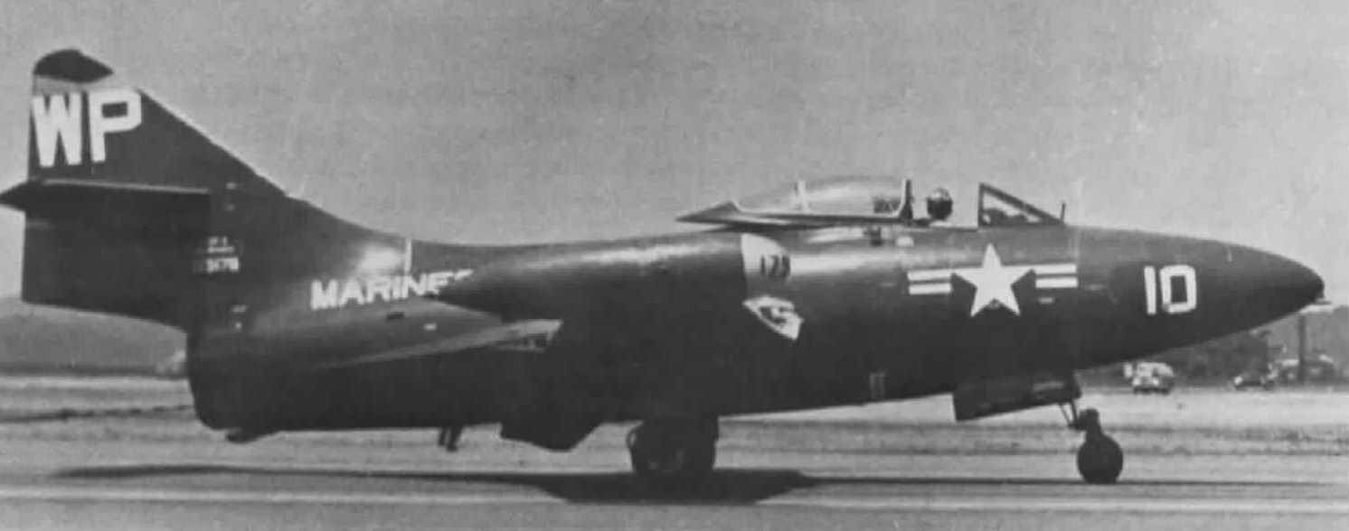 vmf-223 bulldogs marine fighter squadron f9f-5 panther mcas cherry point 21
