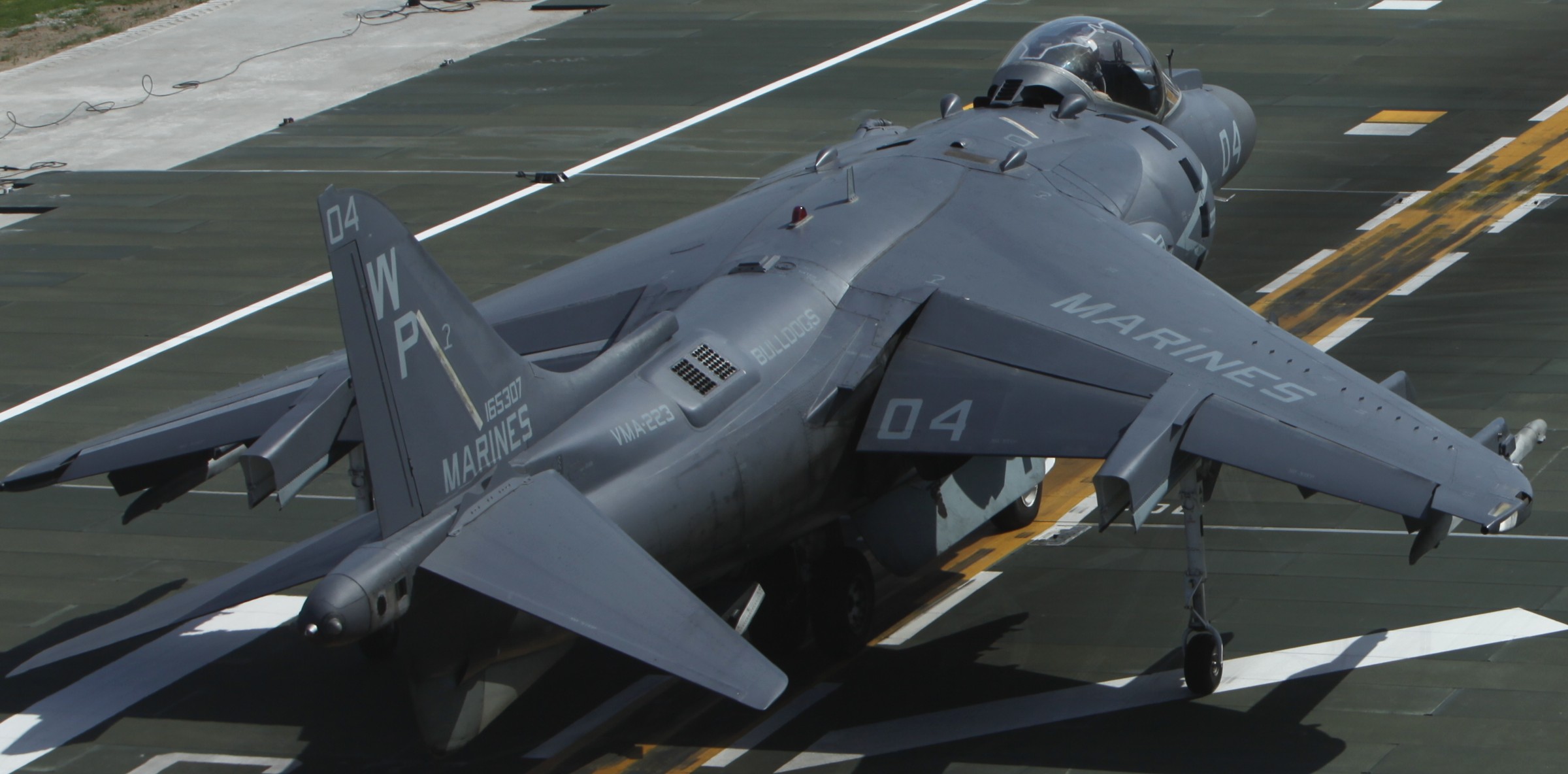 vma-223 bulldogs marine attack squadron av-8b harrier bogue auxilary landing field 2013 28