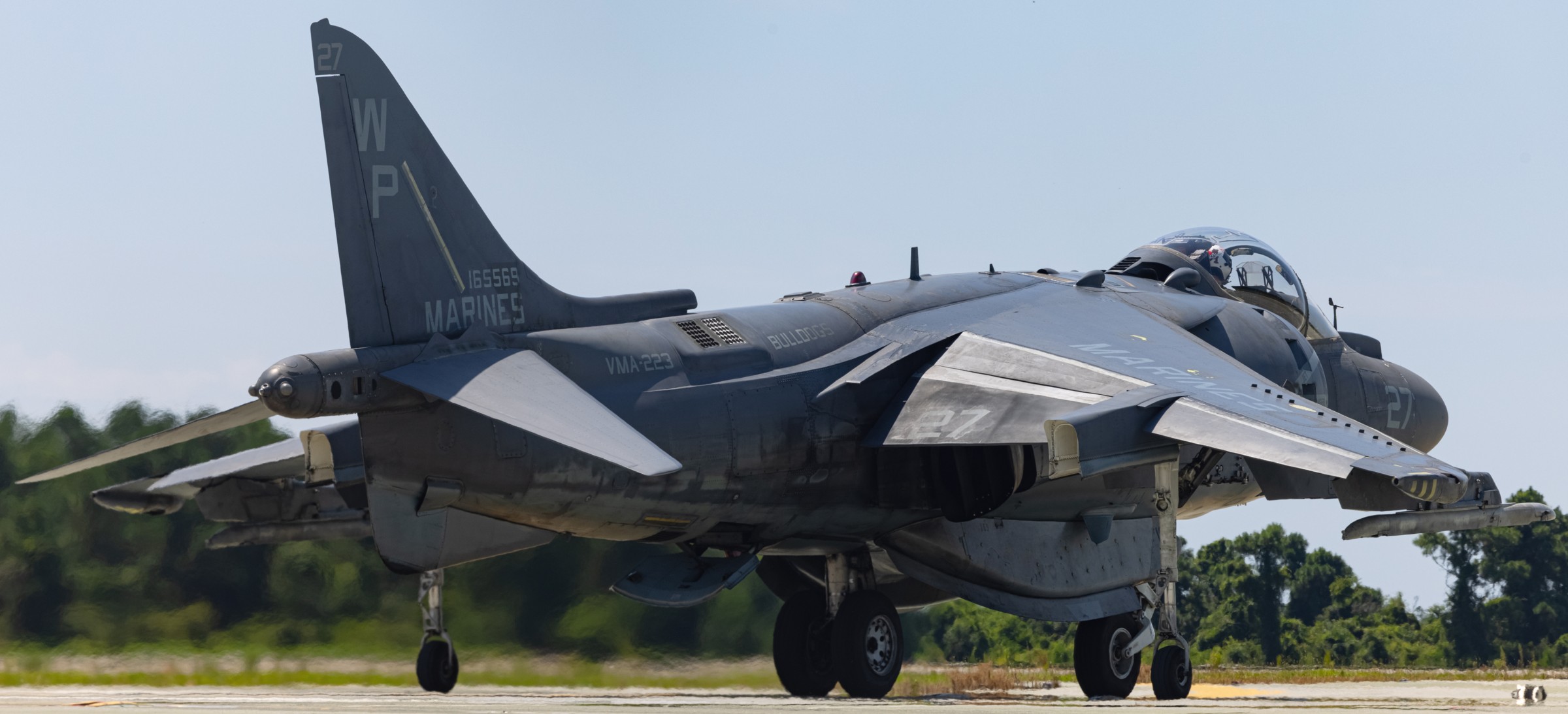 vma-223 bulldogs marine attack squadron av-8b harrier usmc bogue field auxilary 2023 101