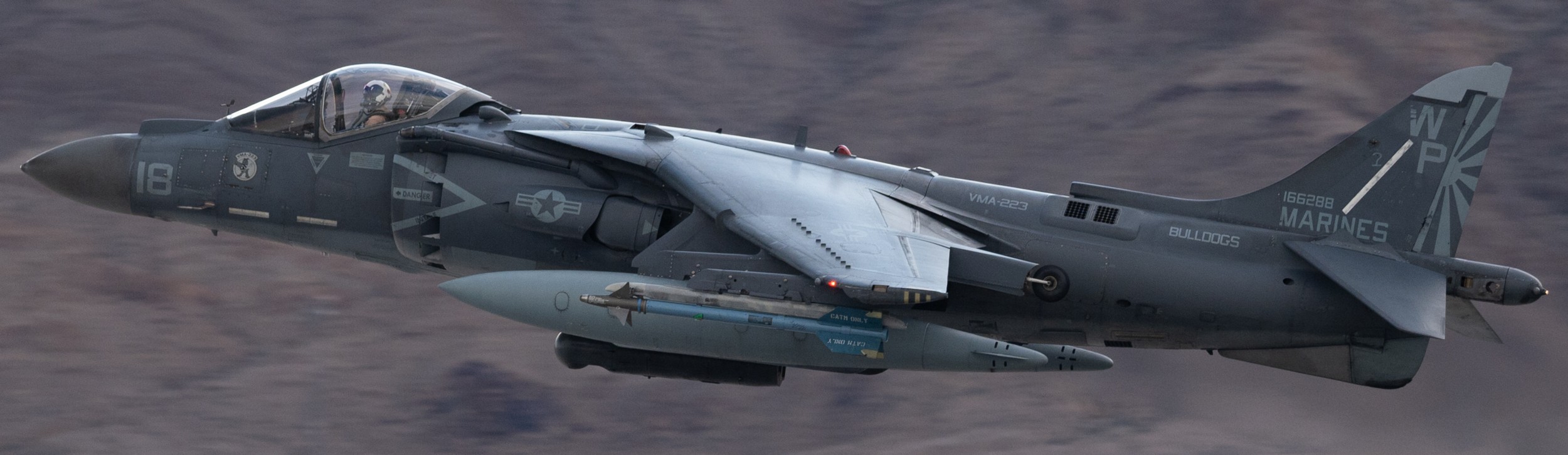 vma-223 bulldogs marine attack squadron av-8b harrier exercise green flag west nellis afb nevada 2024