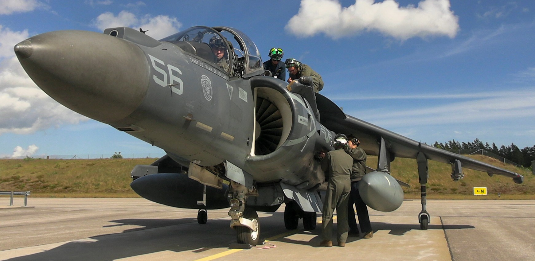 vma-223 bulldogs marine attack squadron av-8b harrier baltops ronneby airport sweden 2024 124