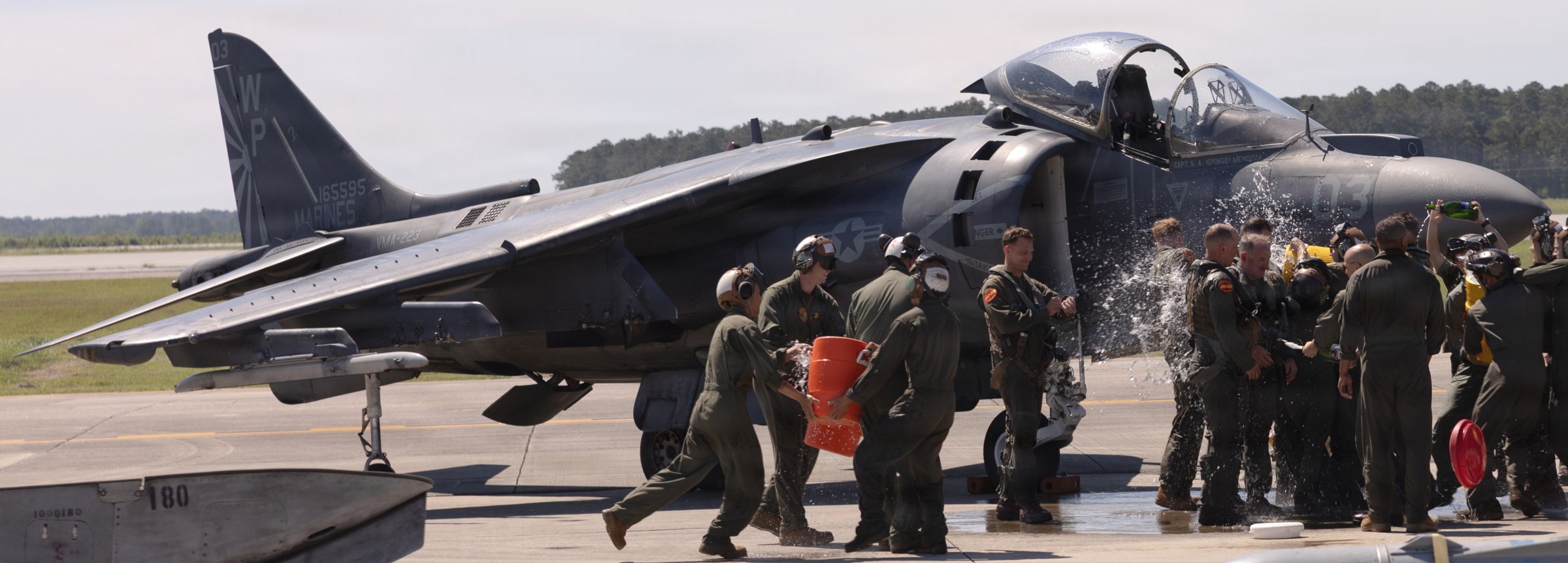 vma-223 bulldogs marine attack squadron av-8b harrier sundown final flight cherry point 2026 192