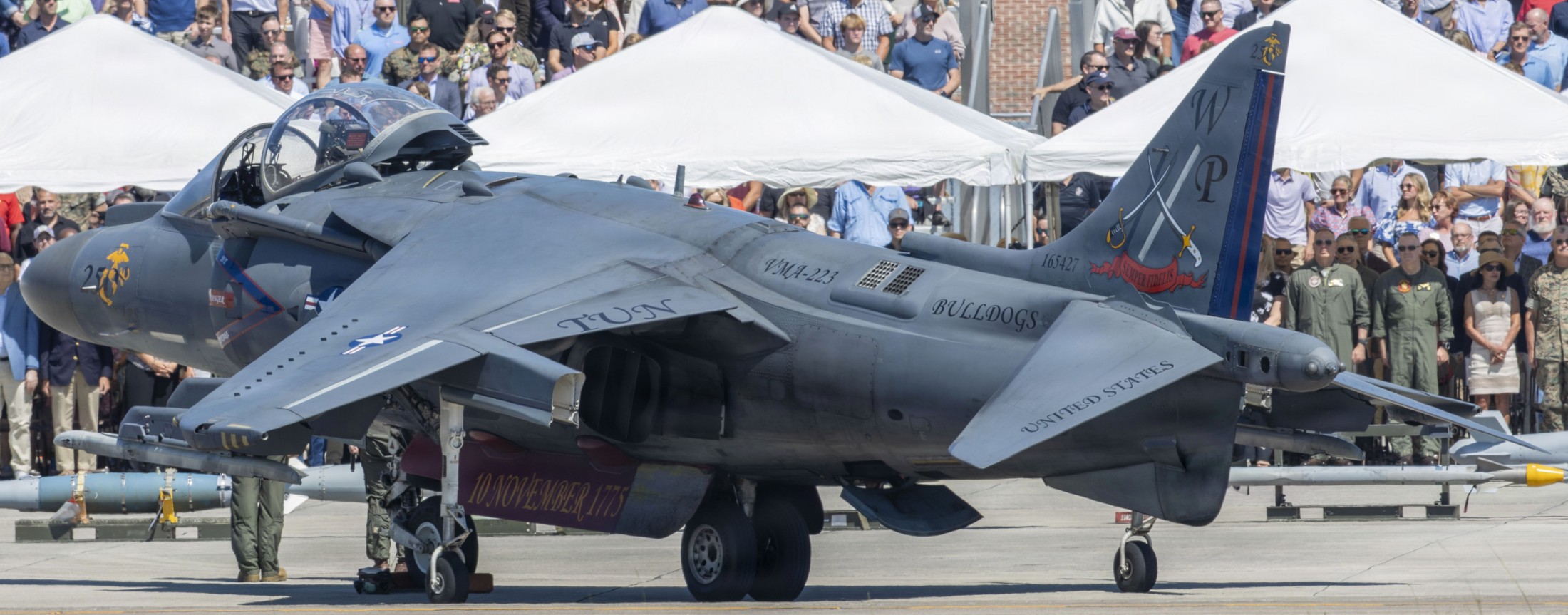 vma-223 bulldogs marine attack squadron av-8b harrier sundown ceremony mcas cherry point 2026 194