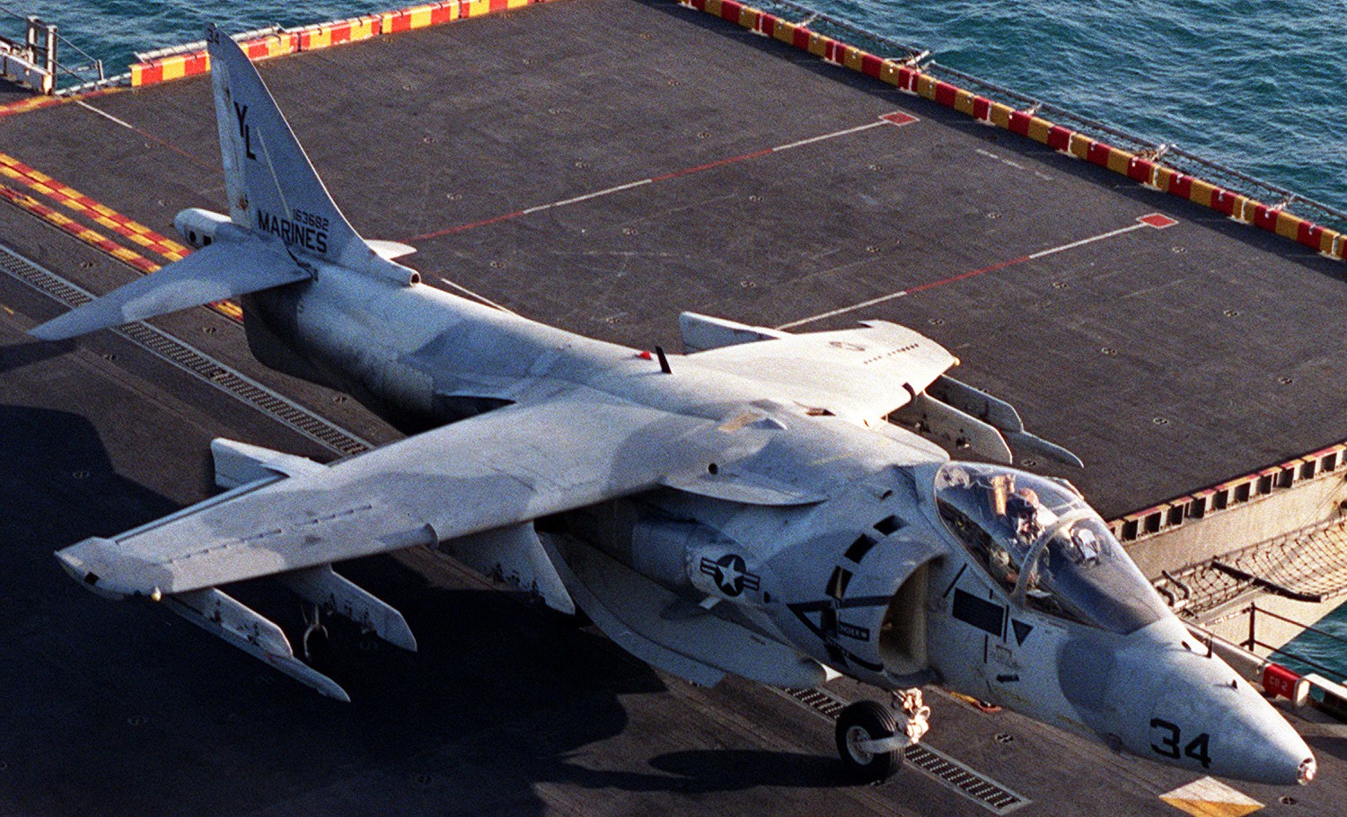 vma-231 ace of spades marine attack squadron av-8b harrier uss saipan lha-2 1991 32