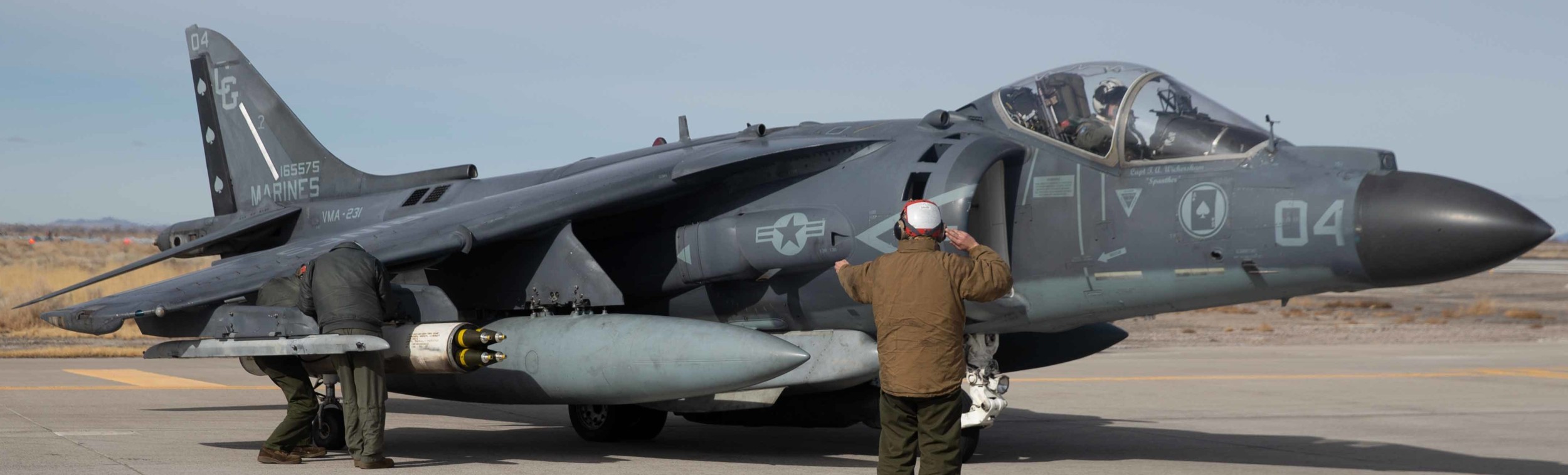 vma-231 ace of spades marine attack squadron av-8b harrier nas fallon nevada cold weather training 2020 205