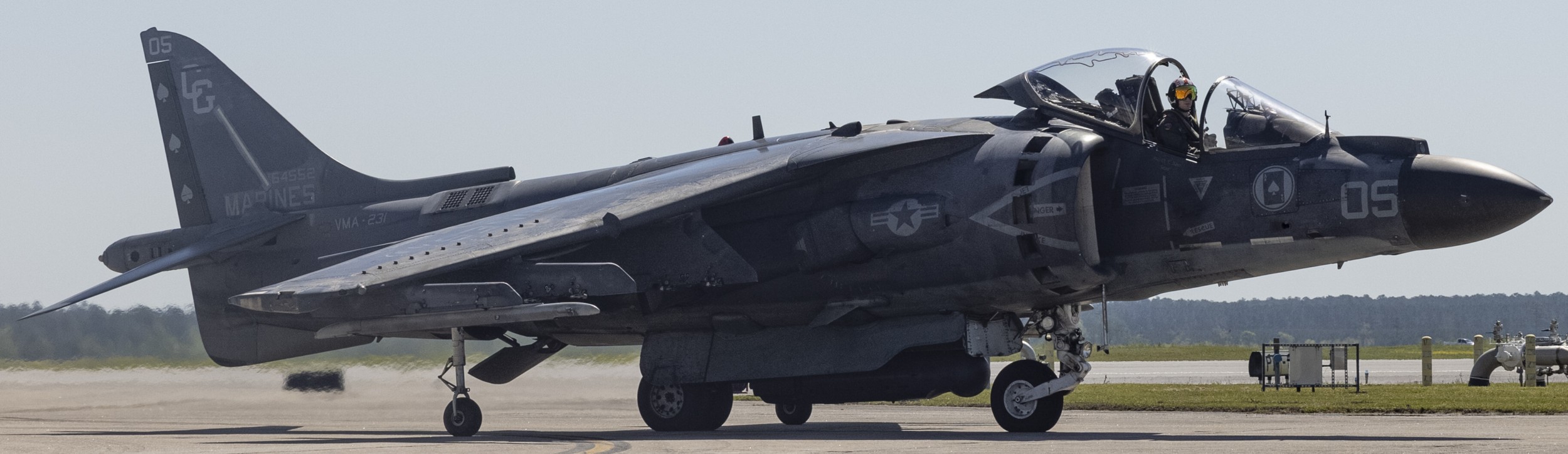 vma-231 ace of spades marine attack squadron av-8b harrier mcas cherry point 2024 245