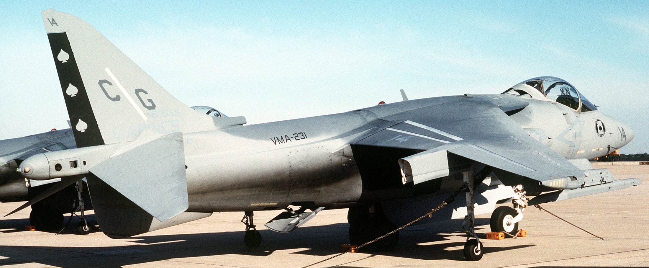 vma-231 ace of spades marine attack squadron av-8b harrier andrews afb maryland 1993 258