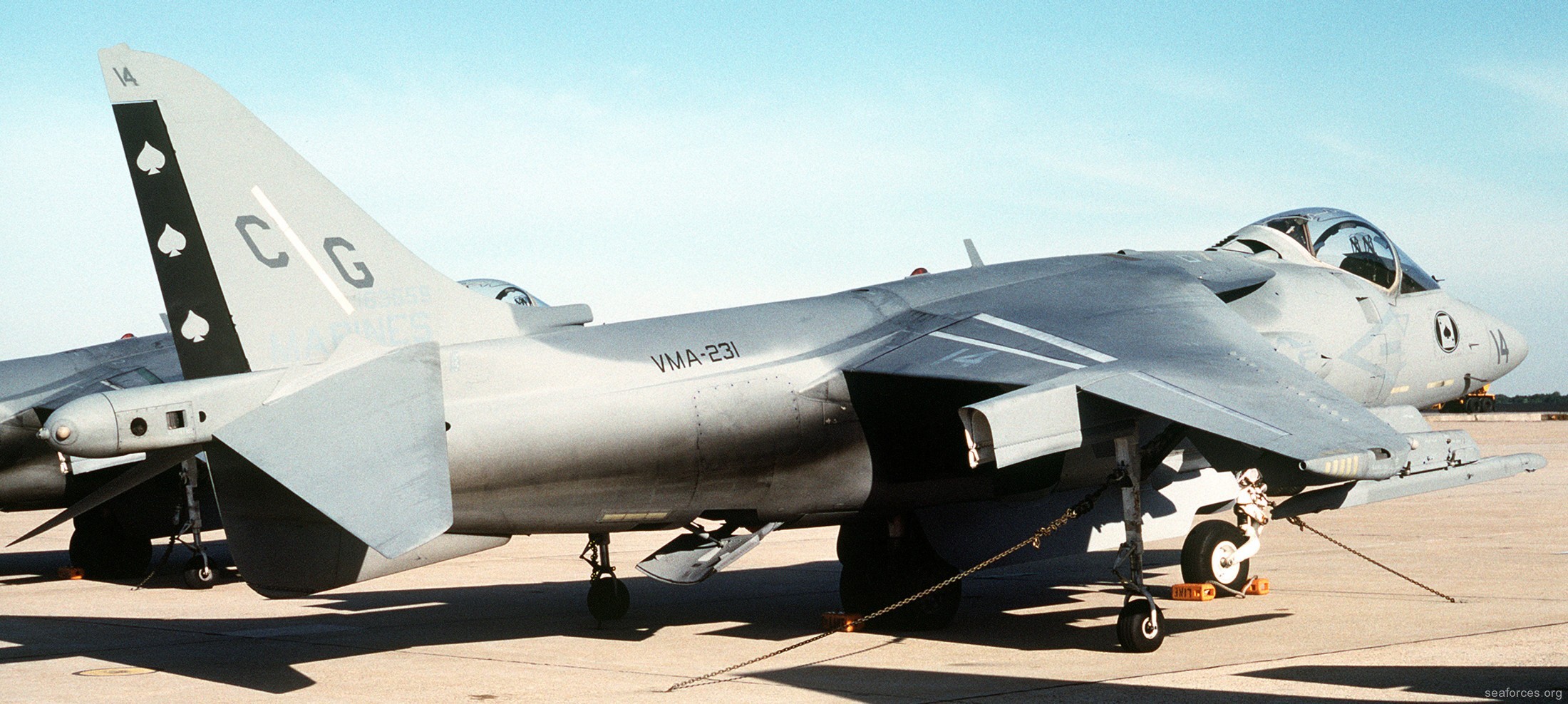 vma-231 ace of spades av-8b harrier marine attack squadron 53