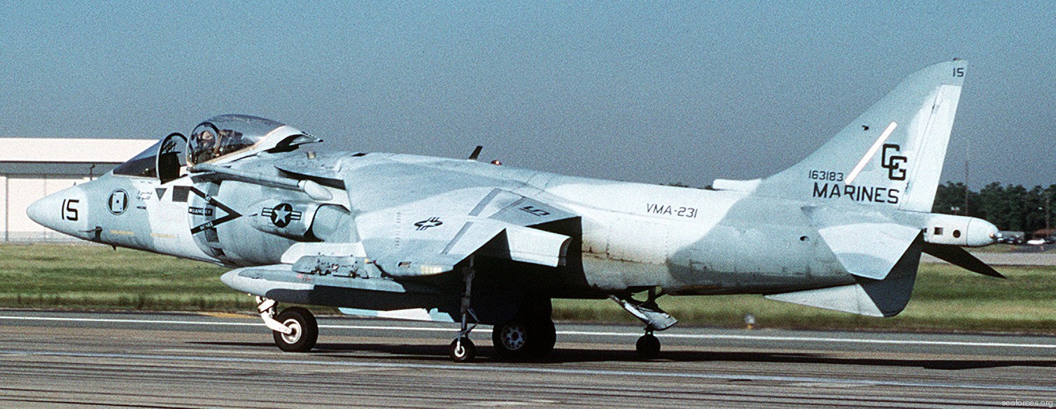 vma-231 ace of spades av-8b harrier marine attack squadron 58