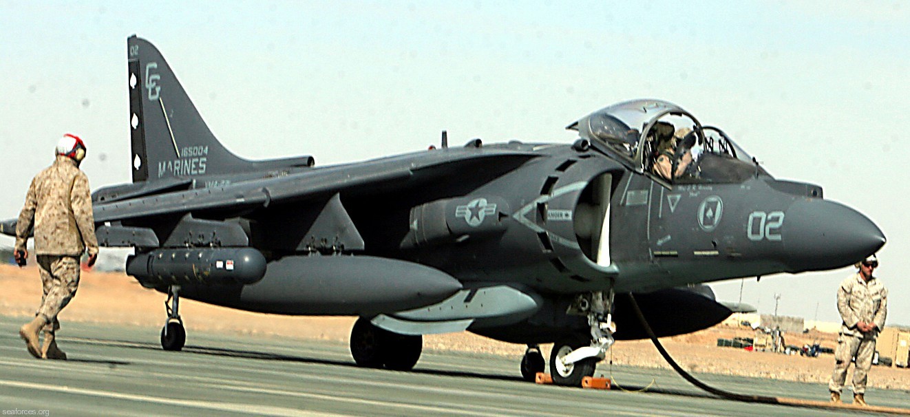 vma-231 ace of spades av-8b harrier marine attack squadron 71