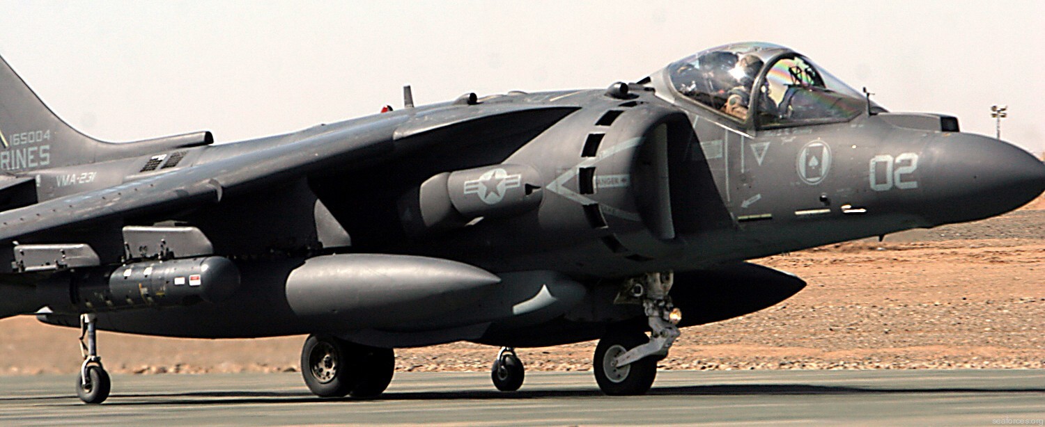 vma-231 ace of spades av-8b harrier marine attack squadron 73