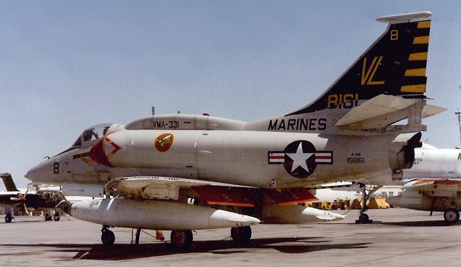 vma-331 bumblebees marine attack squadron a-4 skyhawk