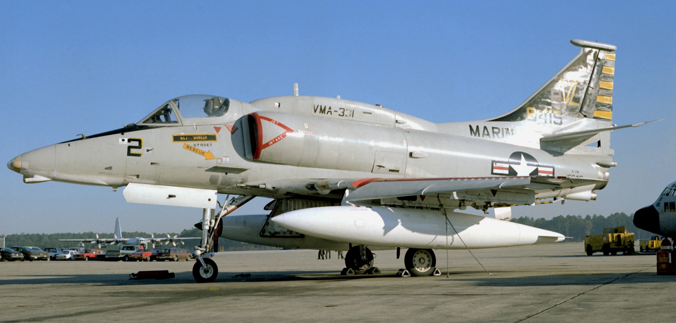 vma-331 bumblebees a-4m skyhawk mcas cherry point north carolina