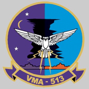 vma-513 flying nightmares insignia crest patch badge marine attack squadron usmc