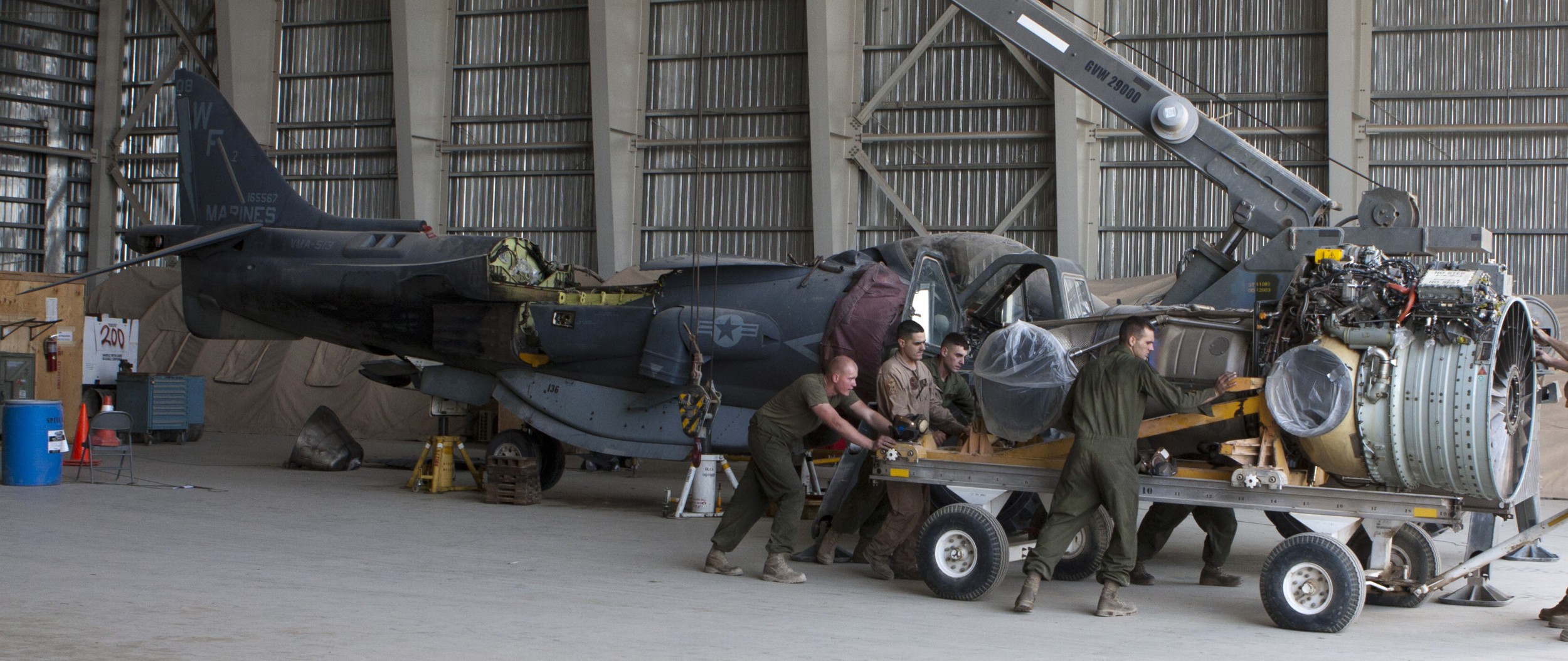 av-8b harrier vma-513 flying nightmares engine maintenance 2011 afghanistan 80