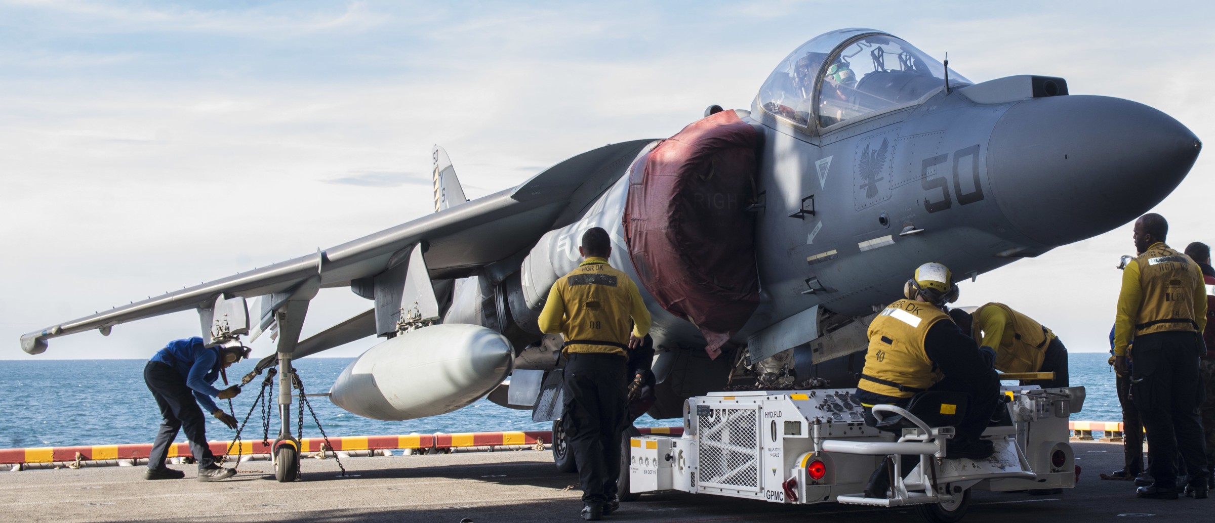 vma-542 tigers marine attack squadron usmc av-8b harrier ii uss iwo jima lhd-7 61