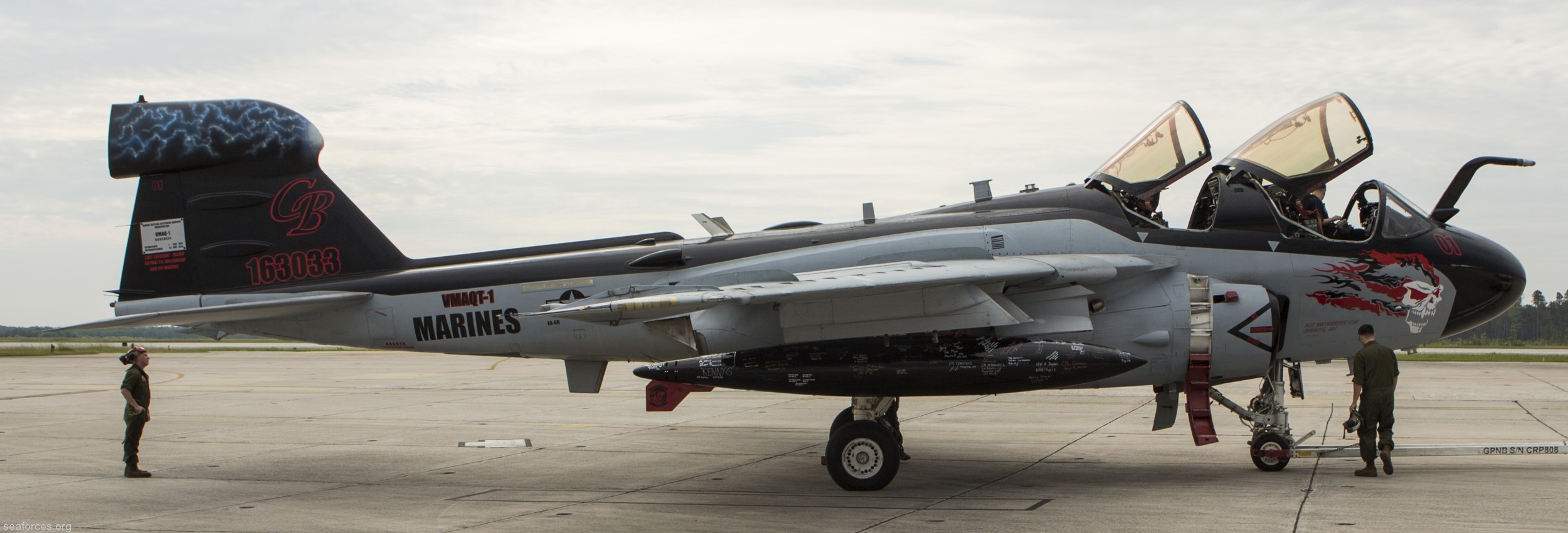 vmaqt-1 banshees ea-6b prowler marine tactical electronic warfare training squadron usmc 11