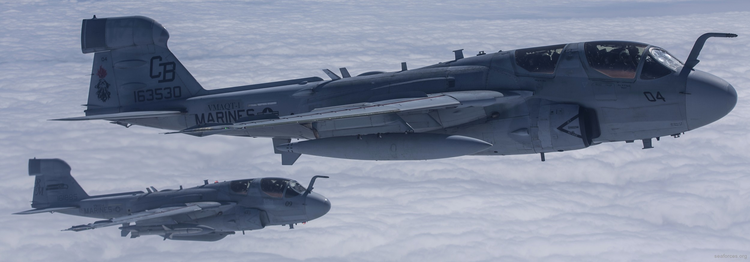 vmaqt-1 banshees ea-6b prowler marine tactical electronic warfare training squadron usmc 32