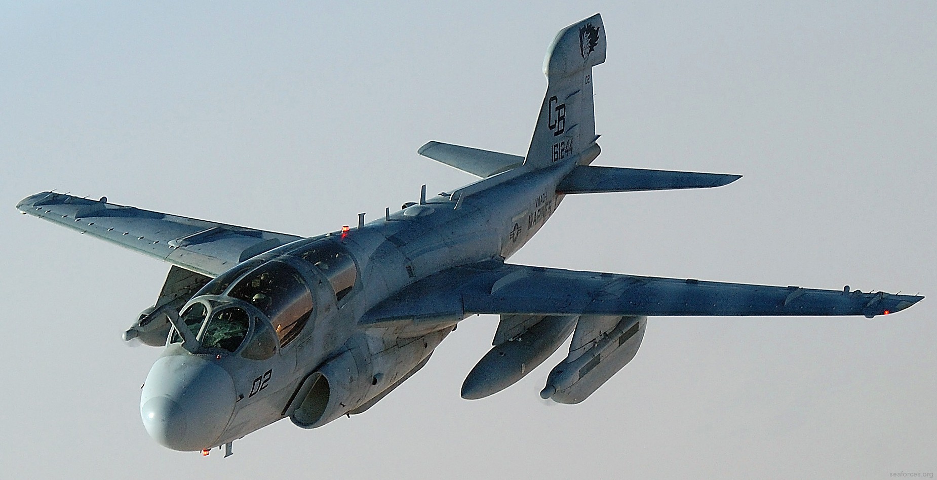 vmaq-1 banshees ea-6b prowler marine tactical electronic warfare squadron usmc 55 persian gulf