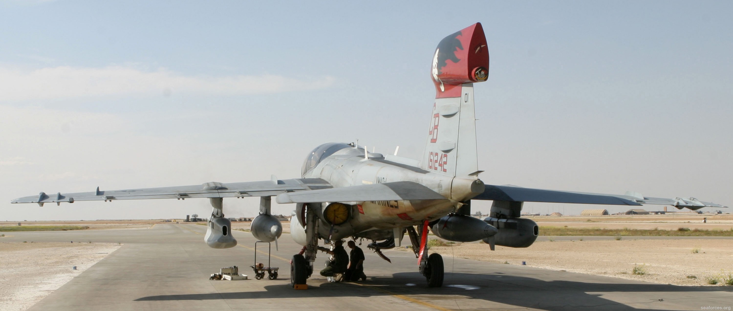 vmaq-1 banshees ea-6b prowler marine tactical electronic warfare squadron usmc 58 al asad airbase iraq