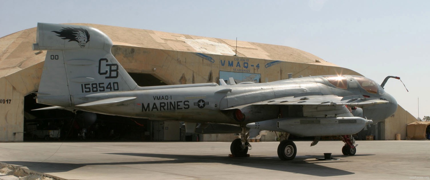 vmaq-1 banshees ea-6b prowler marine tactical electronic warfare squadron usmc 59 al asad iraq