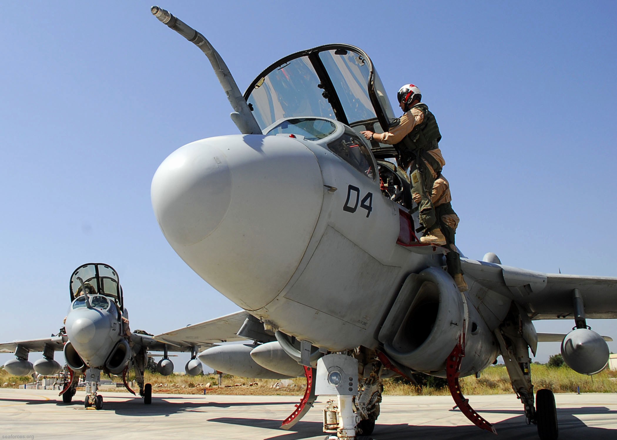 vmaq-1 banshees ea-6b prowler marine tactical electronic warfare squadron usmc 63 souda bay crete greece