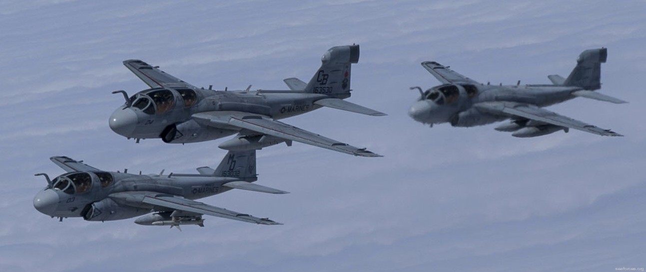vmaqt-1 banshees ea-6b prowler marine tactical electronic warfare training squadron usmc 75