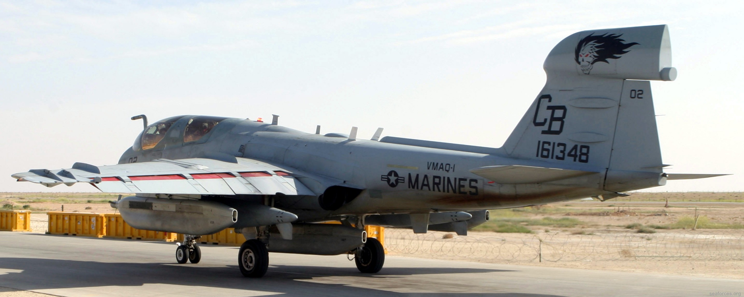 vmaq-1 banshees ea-6b prowler marine tactical electronic warfare squadron usmc 89 al asad iraq