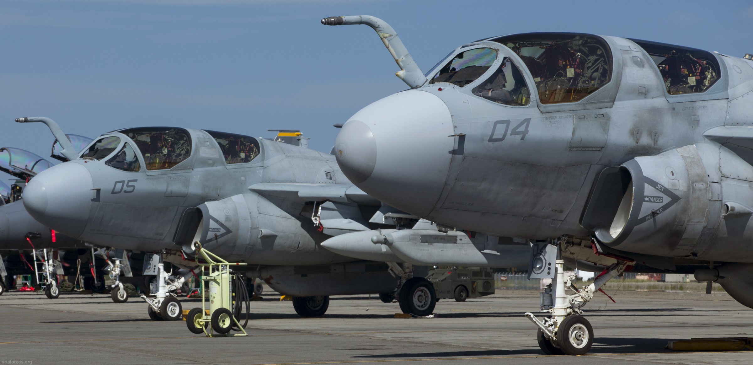 vmaq-2 death jesters ea-6b prowler marine tactical electronic warfare squadron usmc 17 eielson afb alaska northern edge